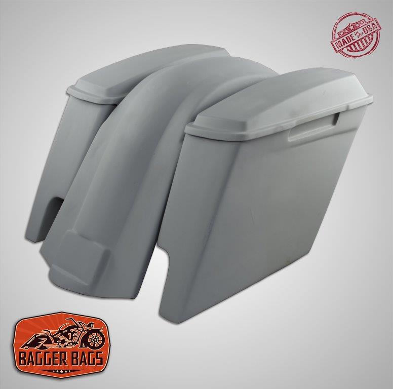 Yamaha Roadstar 6" Extended Stretched Out & Down Bags (1999 - 2007) - Image 10