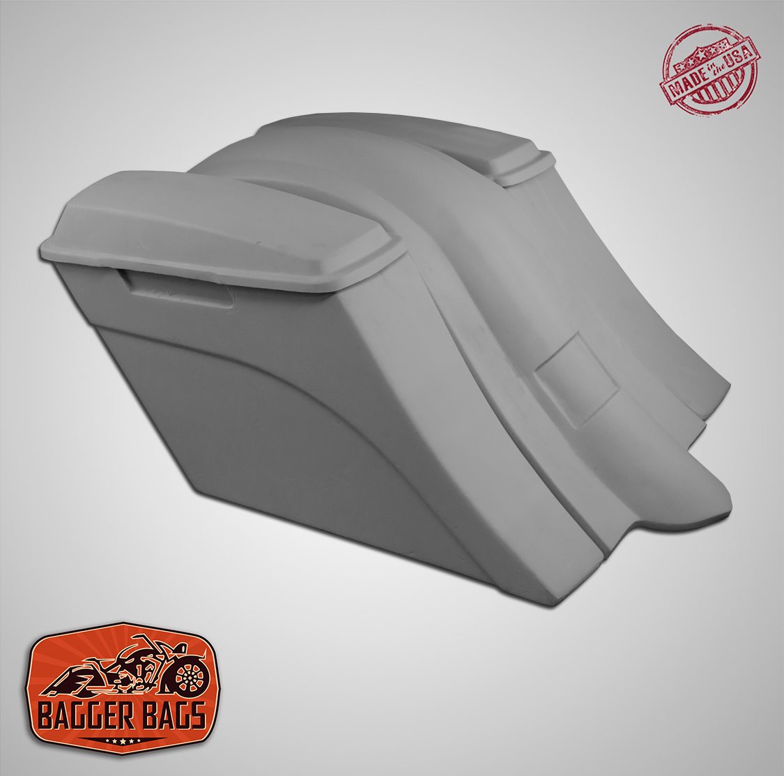 Yamaha Roadstar 1999 - 2007 6" Extended Stretched Out & Down Bags - Image 9