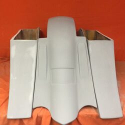 Honda Shadow Sabre 1100 6" Extended Saddlebags Out & Down Bags Rear Fender No Cut Out