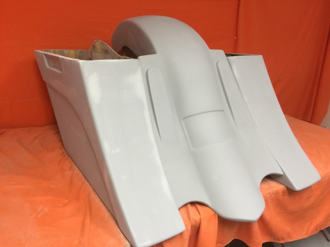 Honda Shadow Sabre 1100 6" Extended Saddlebags Out & Down Bags Rear Fender No Cut Out - Image 3