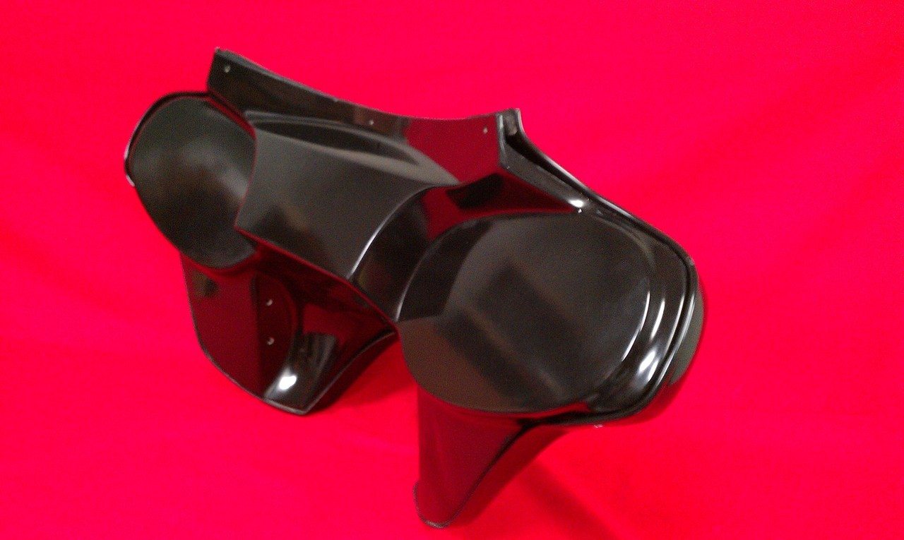 Honda Shadow Sabre 1100 Bagger Fairing No Holes Batwing - Image 3