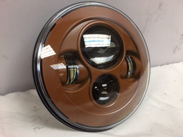 7" DAYAKER Replacement LIGHT BROWN Projector HID LED Light Bulb Headlight Motorcycle Harley - Image 3