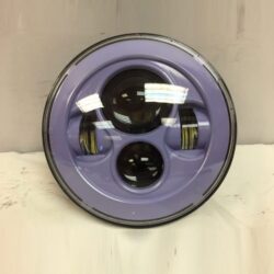 7" DAYAKER Replacement LIGHT PURPLE BLUE Projector HID LED Light Bulb Headlight Motorcycle Harley