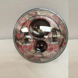 7" DAYMAKER Replacement FireFighter Design Projector HID LED Light Bulb Headlight Motorcycle Harley