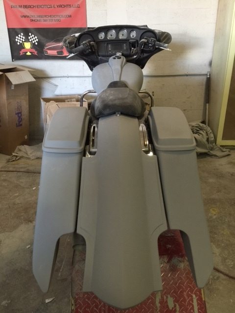 Harley Davidson 6" Trendsetter Extended Saddlebag LED Fender Kit - No Cut Outs Lids / 2014 - 2018 - Image 5