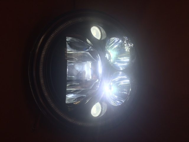 7" DAYMAKER Killer Replacement Chrome Projector HID LED Light Bulb Headlight Motorcycle Harley - Image 3