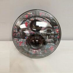 7" DAYMAKER Replacement Fire Trucks Design Projector HID LED Light Bulb Headlight Motorcycle Harley