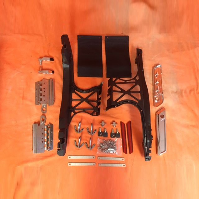 One Touch Latch Saddlebag Lids Hardware Cover Kit for 2014 - 2018 / 2015 Harley Touring Softail Saddlebag Lids