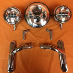 Harley Davidson Chrome 4.5" Auxiliary Spot Fog Light For Harley Electra Street Glide FLHX FLH