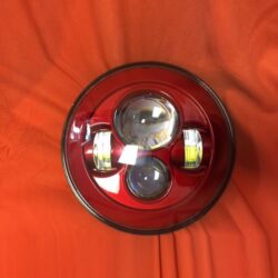 7" DAYMAKER Replacement RED Projector HID LED Light Bulb Headlight Motorcycle Harley