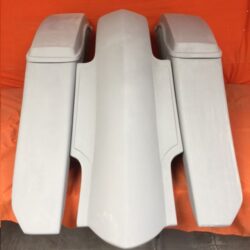 Harley Davidson 6" Trendsetter Extended Saddlebag Fender Kit - No Cut Outs Lids / 2014 - 2018
