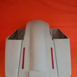 Harley Davidson 5" Softail Heritage Extended Stretched Saddlebags No Lids LED Fender No CutOuts