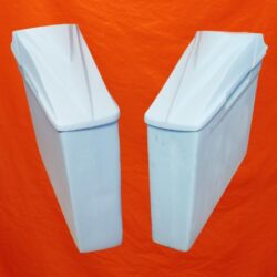 Harley Davidson 4" Extended Saddlebags 8.8 Speaker Lids Fender No Cutouts