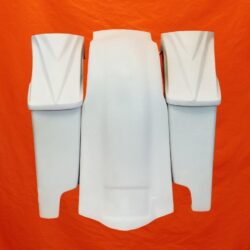 Harley Davidson 4" Bagger Stretched Bags 8.8 Speaker Lids Cut Fender