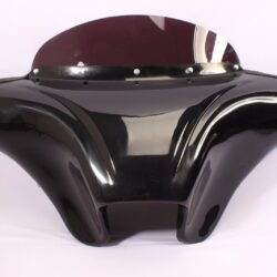 Harley Dyna / Sportster / Wide Glide Motorcycle Headlight Fairing 6.5" Speaker+ Stereo Batwing
