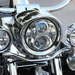 7" DAYMAKER Headlight Dual 4.5" – 4 1/2" Auxiliary AUX Black Spot Passing LED Fog Lights