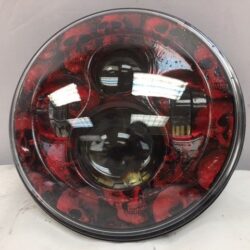 7" DAYMAKER SKULL DESIGN Headlight Dual 4.5" - 4 1/2" Auxiliary Spot Passing LED Fog Lights Bulb Harley SET (Copy)