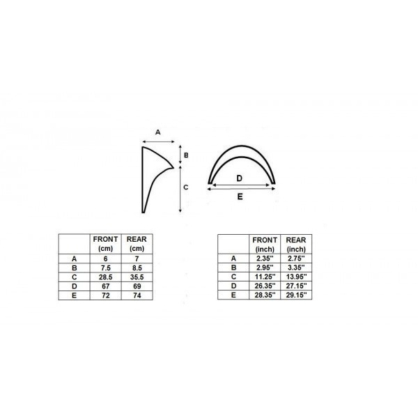 Universal Fender Flares For Corolla KE70 AE86, Starlet KP61, Datsun 510 120Y - Image 4