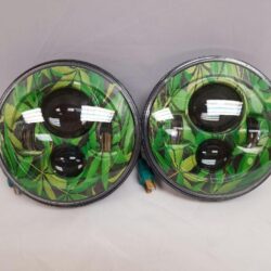7'' WEED DESIGN Suzuki Sierra Fits: Jeep Wrangler JK CJ TJ LED Rubicon Projector Daymaker Headlights Pair / Set