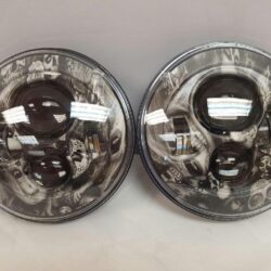 7'' WALKING DEAD DESIGN Suzuki Sierra Fits: Jeep Wrangler JK CJ TJ LED Rubicon Projector Daymaker Headlights Pair / Set