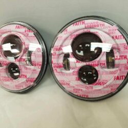 7'' GIRL POWER DESIGN Suzuki Sierra Fits: Jeep Wrangler JK CJ TJ LED Rubicon Projector Daymaker Headlights Pair / Set