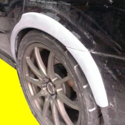 4 Pieces Rear Fender Flare Kit For 02 03 04 05 06 07 Fits Subaru Impreza Wrx Sti