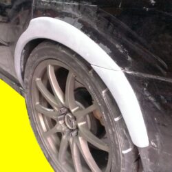 4 PIECES REAR FENDER FLARE KIT FOR 02 03 04 05 06 07 SUBARU IMPREZA WRX STI