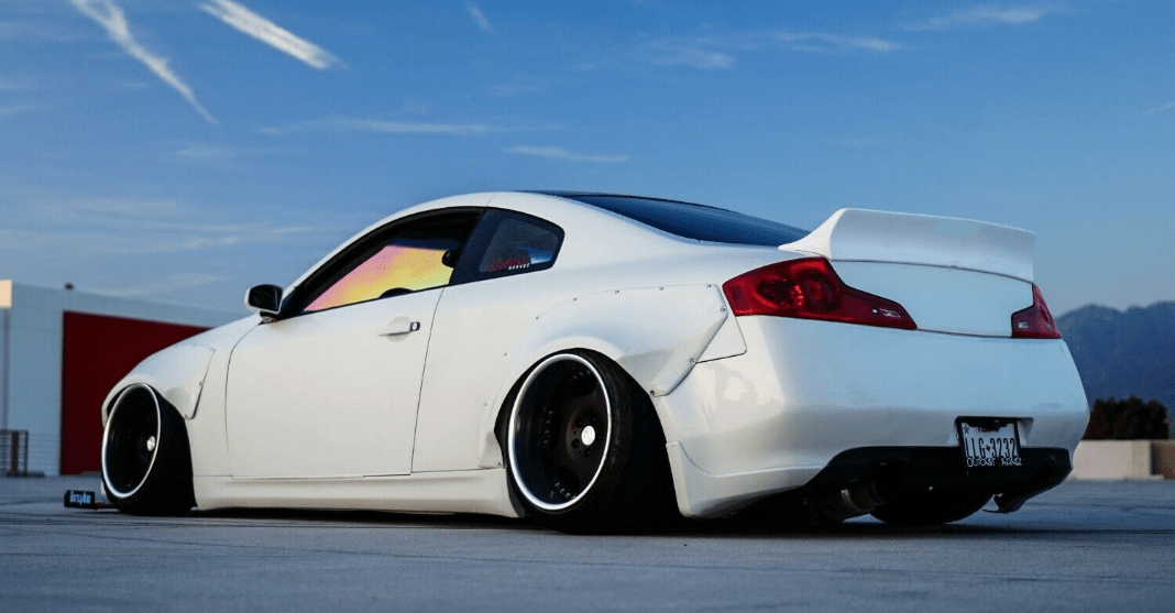 Duckbill Trunk Spoiler for 2003-2007 Infiniti G35 Coupe - Fiberglass FRP - Image 4