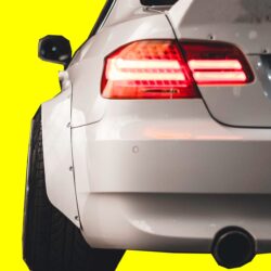 4" New School Fender Flares Universal Fiberglass 4Pcs
