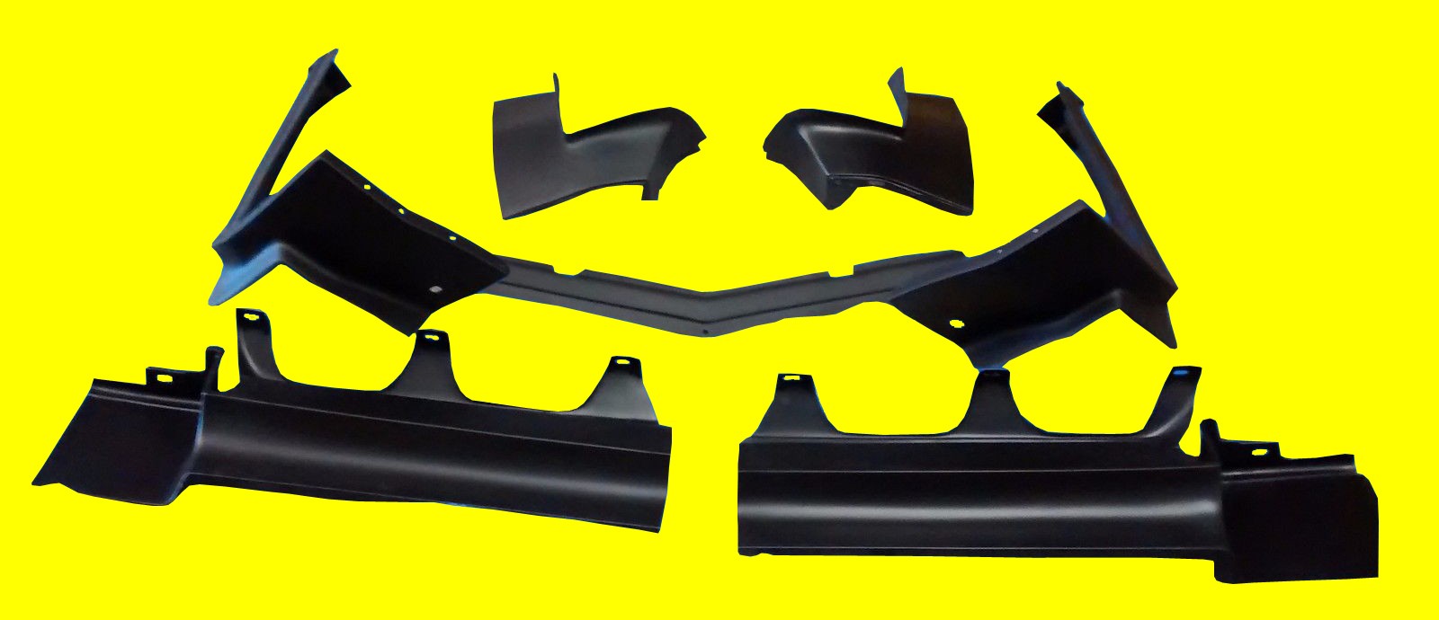 Fits Buick Riviera 1979-85 Fiberglass Bumper Fillers Front & Rear (Set Of 7 Pcs) - Image 2