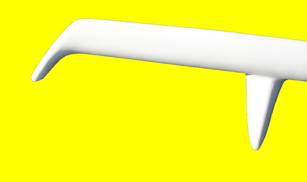 70-72 Gs Gsx Rear Trunk Deck Lid Spoiler Wing 1 Piece Spun Fiberglass - Image 8