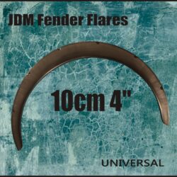 JDM Fender Flares Fiberglass 10cm 4" UNIVERSAL (set of 4)