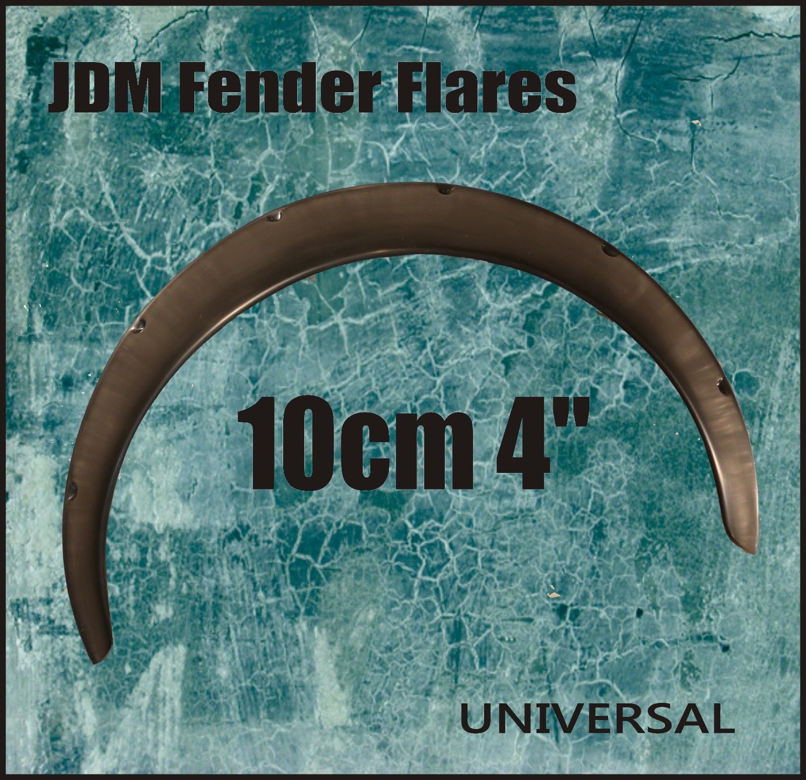 JDM Fender Flares Fiberglass 10cm 4" UNIVERSAL (set of 4)