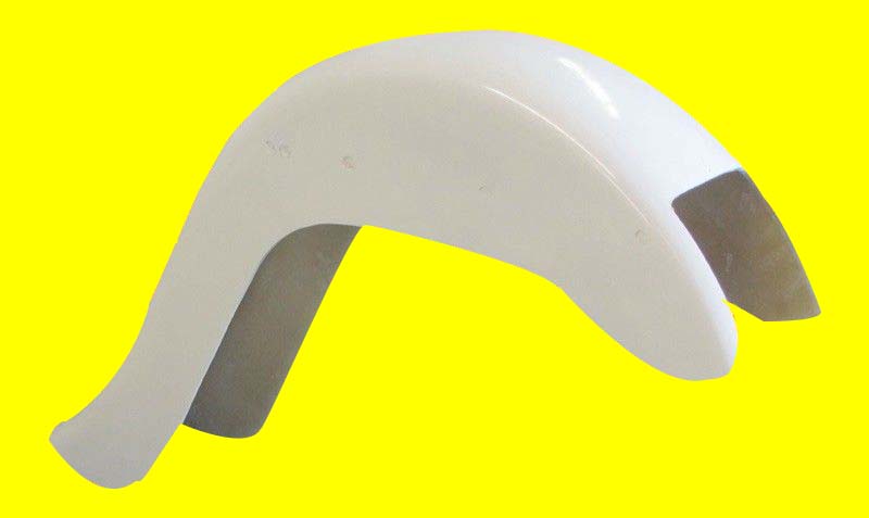 Custom Softail Heritage Rear 6" Extended Stretched Legend Sweeper Fender - Image 2