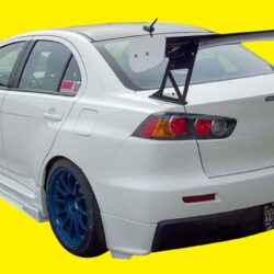Fits: Mitsubishi Evo X Evolution 10 Frp Side Skirt Extensions Splitters Under Lips