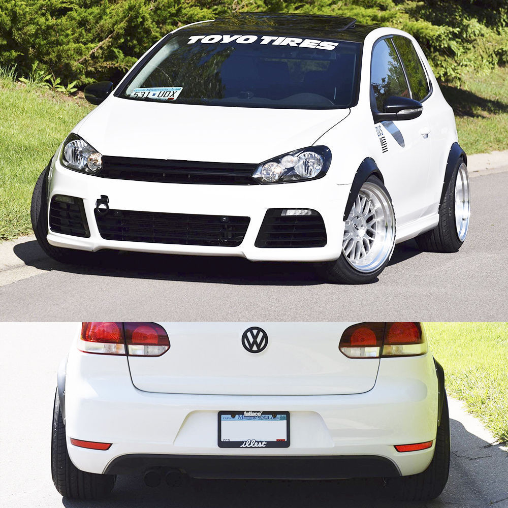 JDM Fender Flares UNIVERSAL Wheel arch SET 2" wide 2 pieces - Image 9