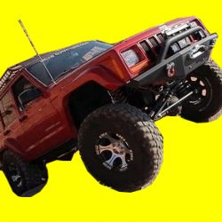 X-Max Fiberglass Fender Flares Fits 84-01 Jeep Cherokee Xj 4 Door