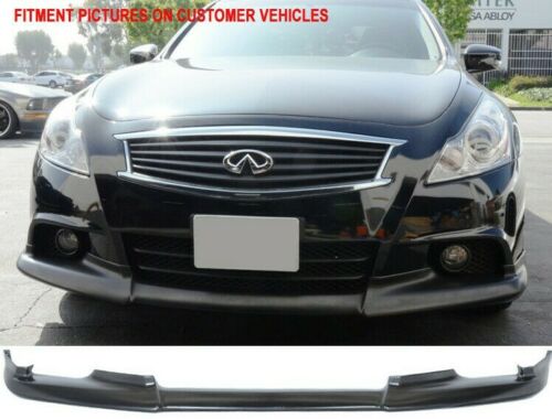 2010-2013 Fit For Infiniti G37 4D Sedan Sports OE Style Front Bumper Lip Spoiler - Image 2