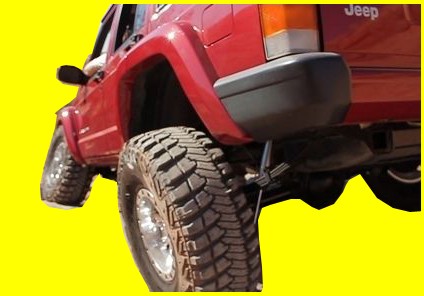 X-Max Fiberglass Fender Flares Fits 84-01 Fits Jeep Cherokee Xj 4 Door - Image 5