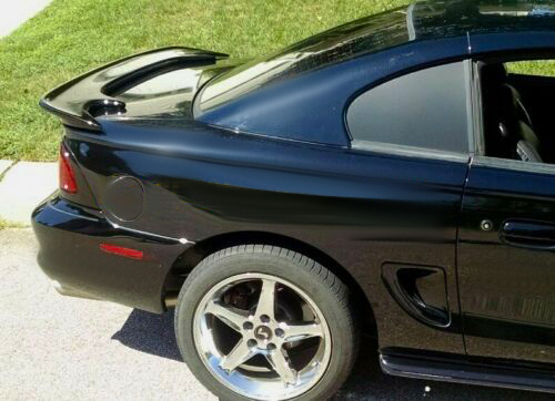 FOR FORD MUSTANG COUPE UN-PAINTED-PRIMER "Saleen-Style" Rear Spoiler 1994-1998 - Image 7