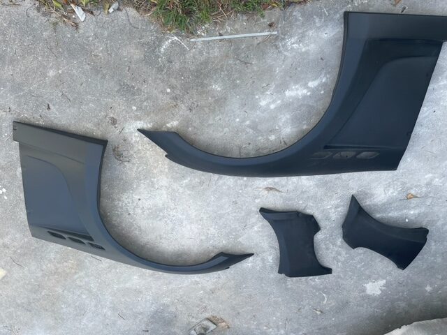 LW Spoiler Front Wide Body Flares 40mm Fits Maserati GranTurismo 08 -17 - Image 6