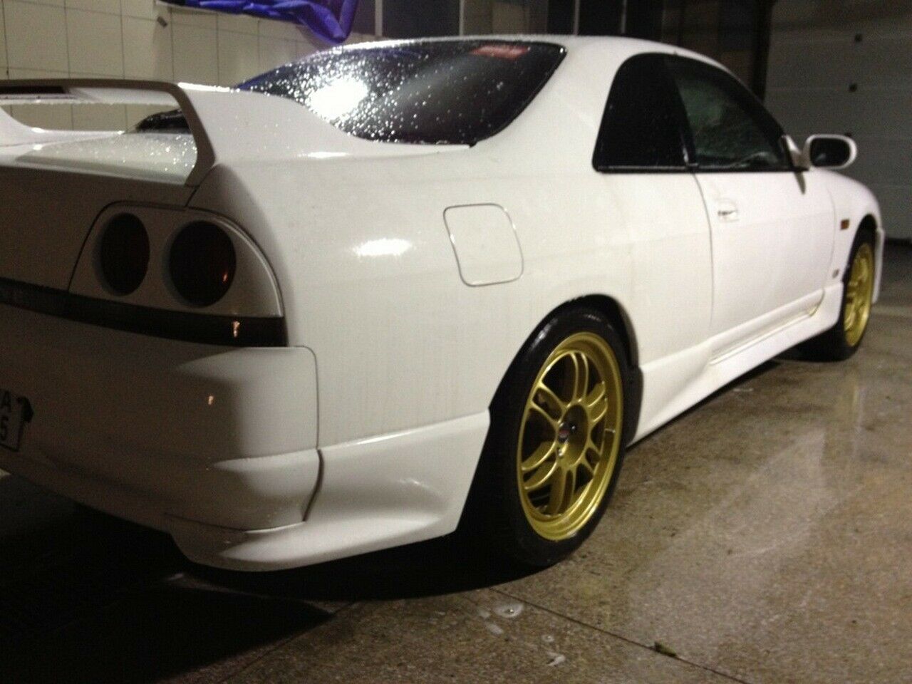 R33 rear valance set for Nissan Skyline GT-R33 NEW Fiberglass - Image 3