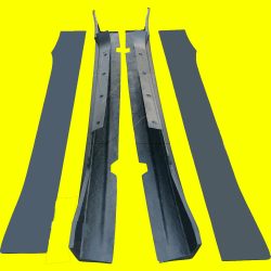 FRP LBPE Wide Body Side Skirts 4pc for Maserati GranTurismo 08-13