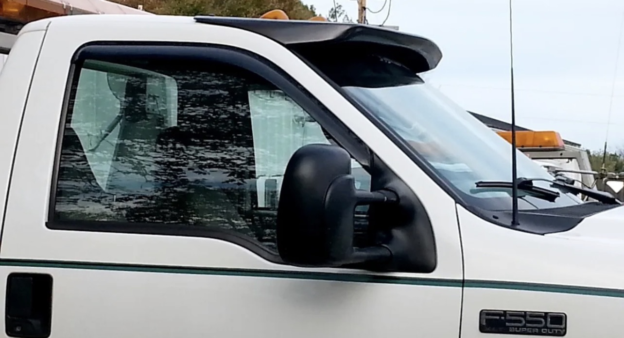 UNPAINTED TRUCK CAB SUN-VISOR for 2009-2017 DODGE RAM 1500 LUND-STYLE MOON VISOR - Image 5