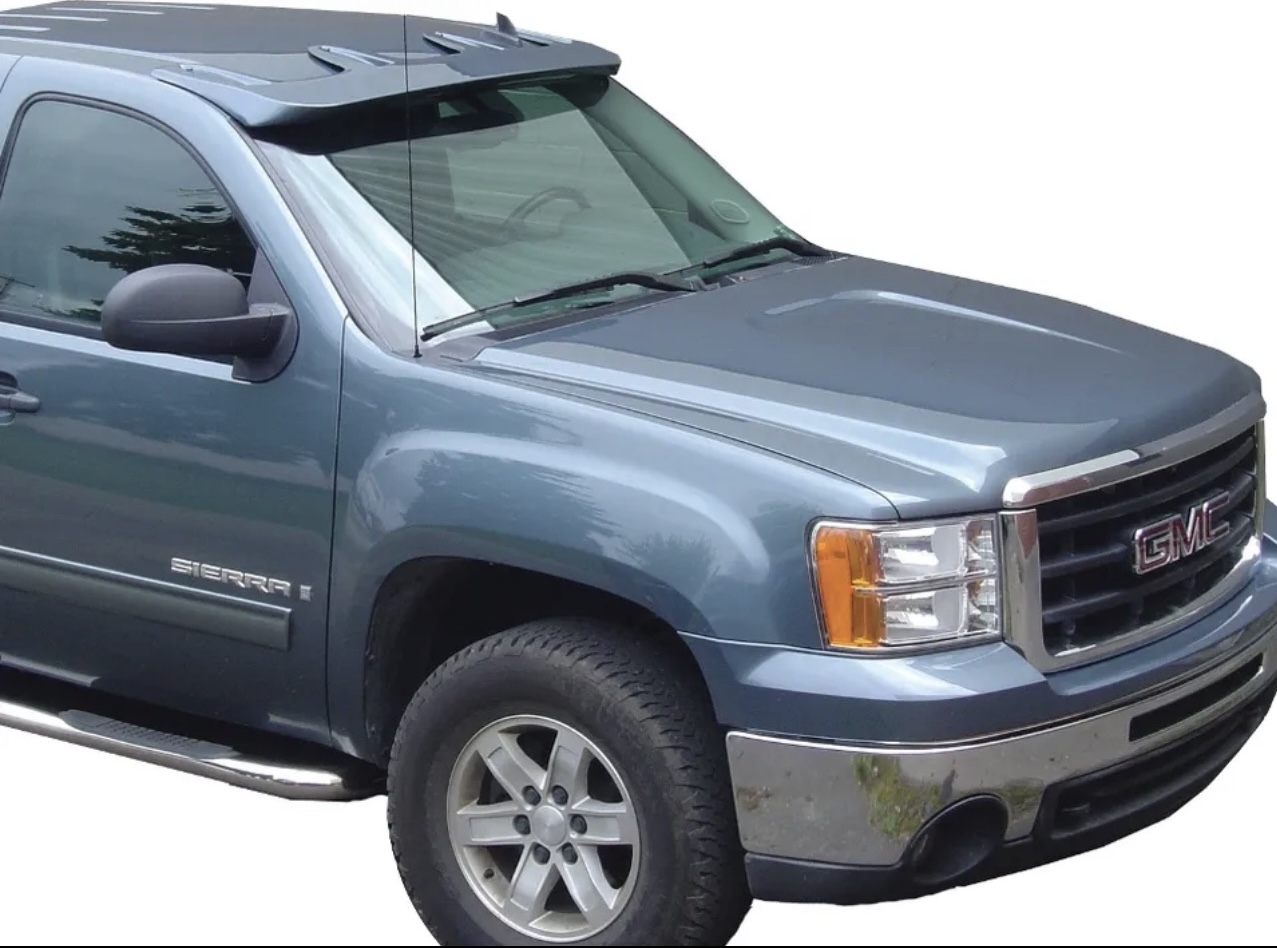 UNPAINTED TRUCK CAB SUN-VISOR for 2009-2017 DODGE RAM 1500 LUND-STYLE MOON VISOR - Image 4