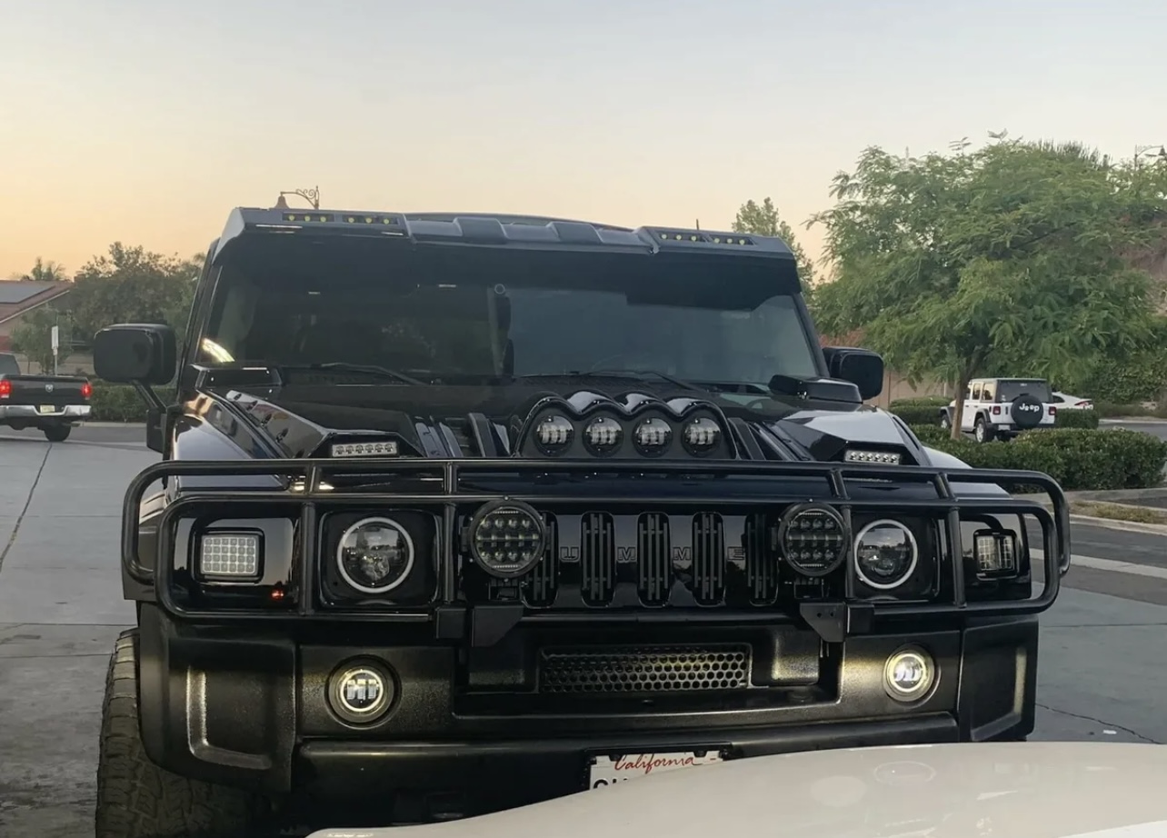 GM HOOD SCOOP for Hummer H2 without lights - Image 6