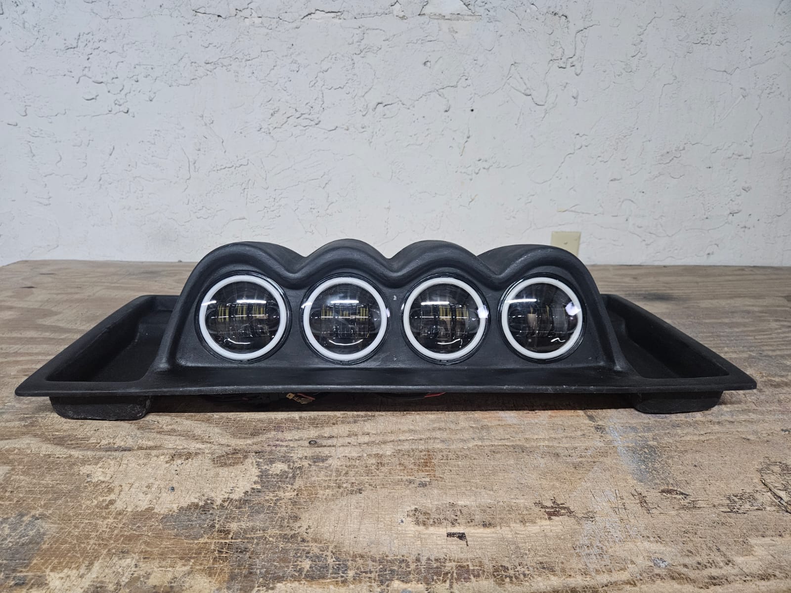 GM HOOD SCOOP for Hummer H2 with halo lights