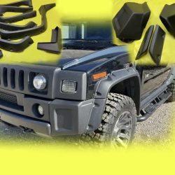 Fender flares bumper covers (14PC) +100mm For Hummer H2