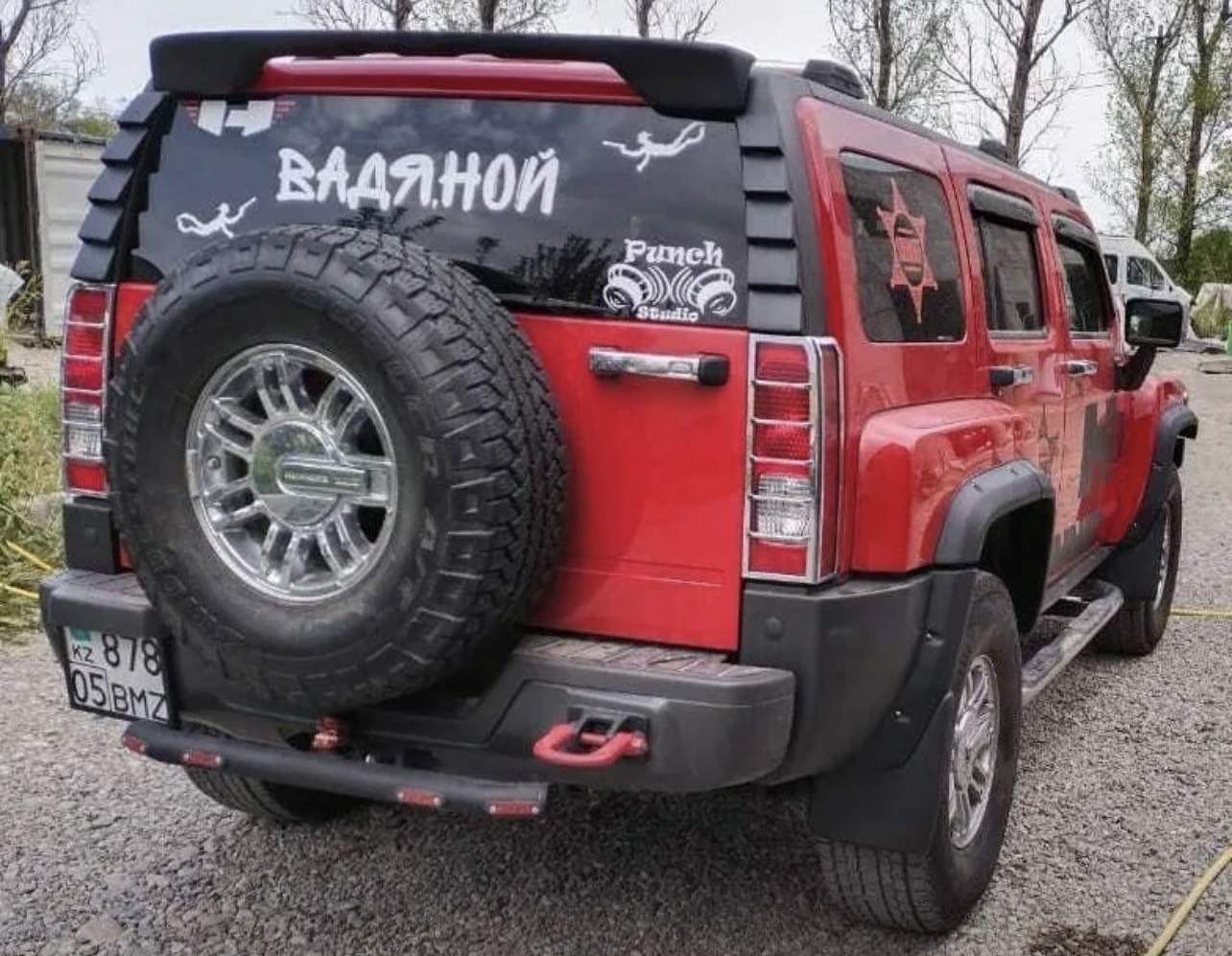Hummer H3 rear roof wing spoiler - Image 8